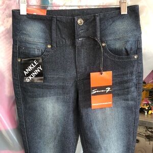 Seven7 Men's Skinny Jeans - Deep Blue